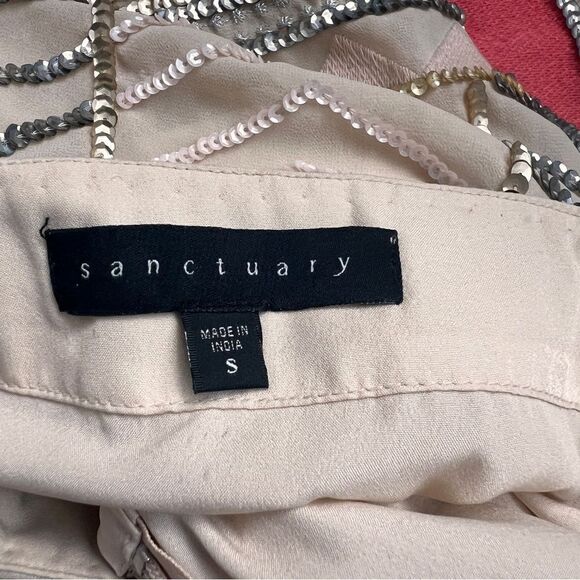 SANCTUARY Sequin Geometric Skirt Size S - Picture 5 of 8